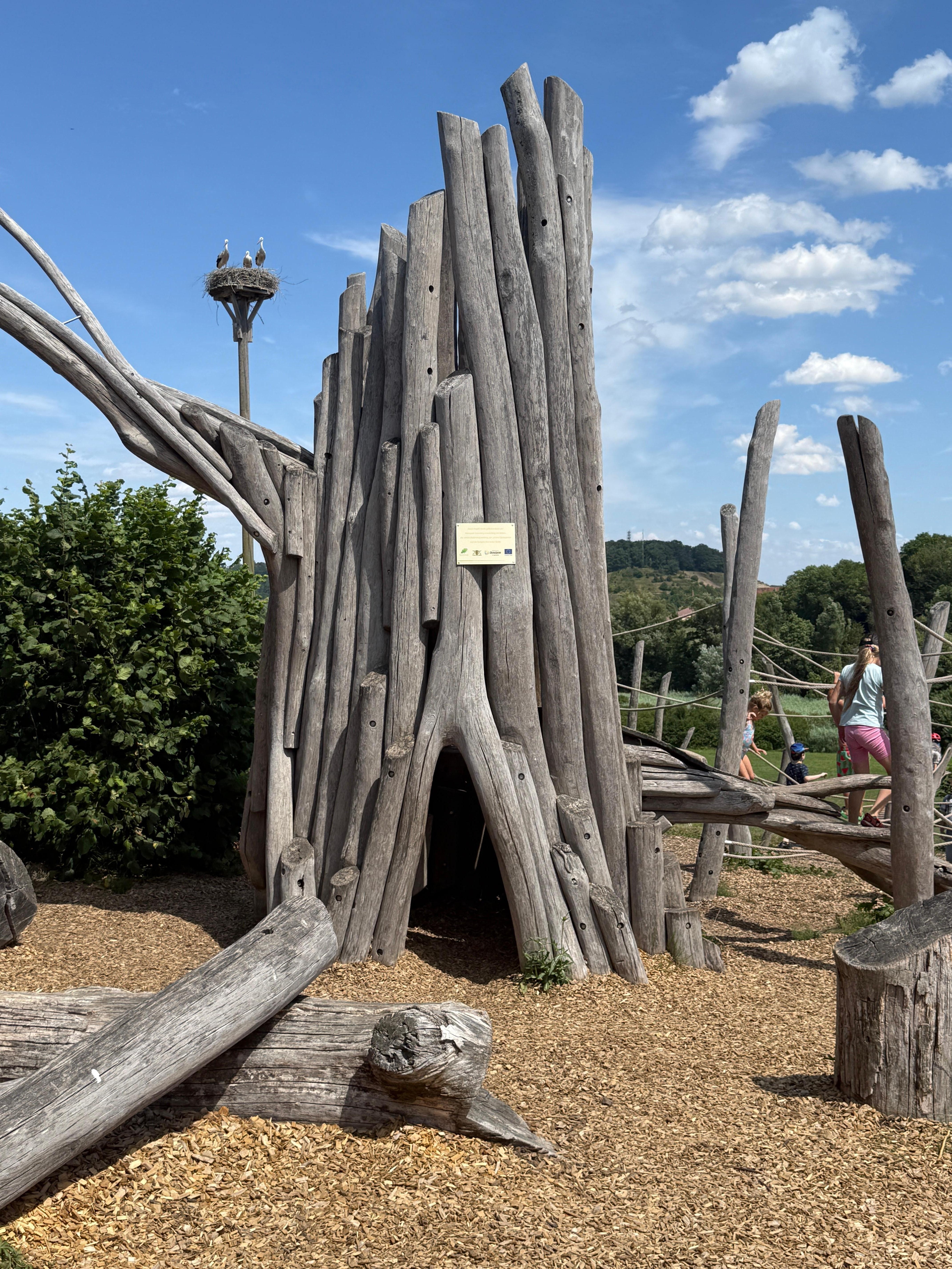 Playground area at the nearby lake.