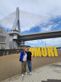 Made it after travelling 240 meters under the sea from Hakodate on Hyabusa Shinkansen.