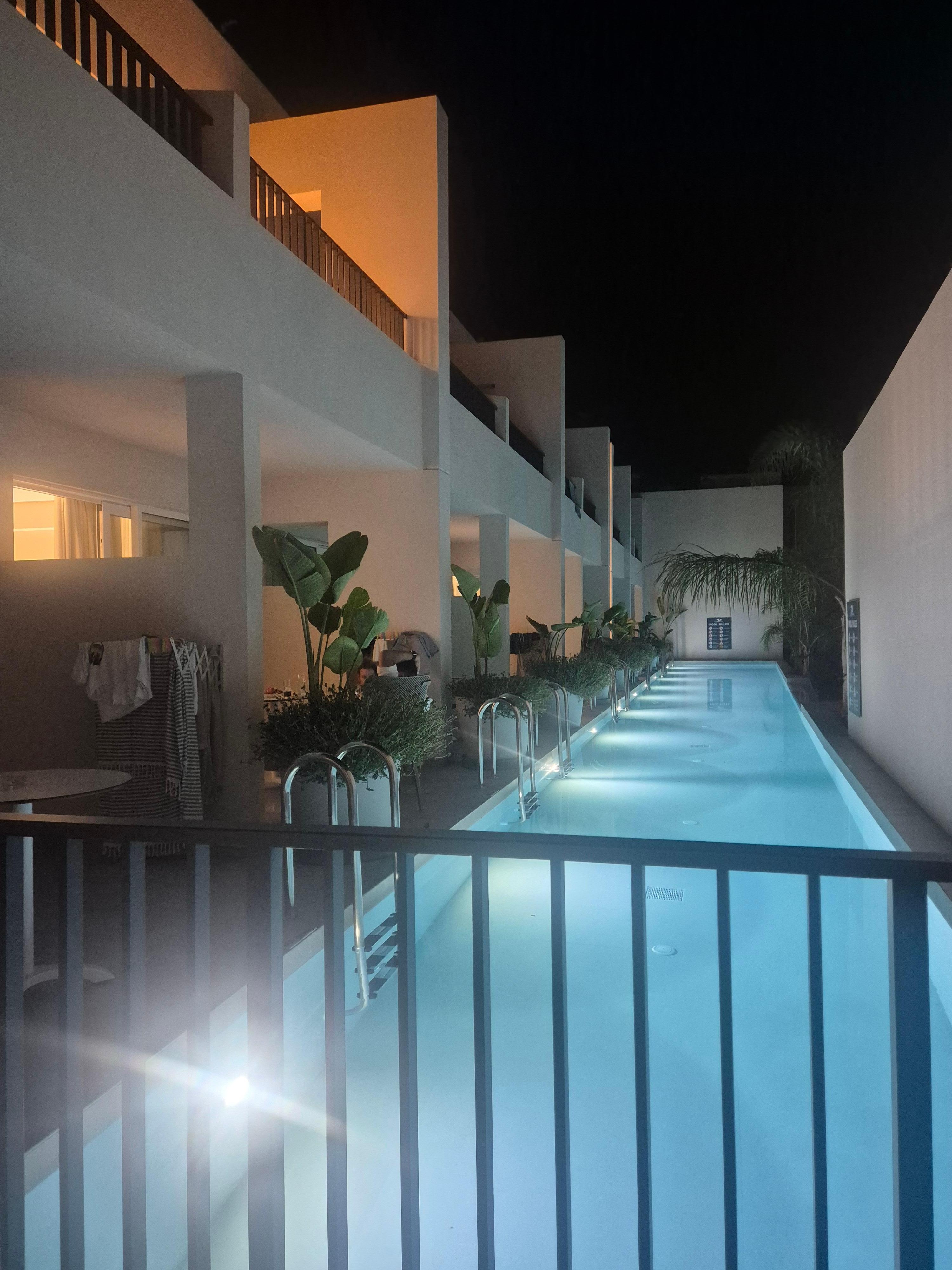 Pool just for 1st floor suites