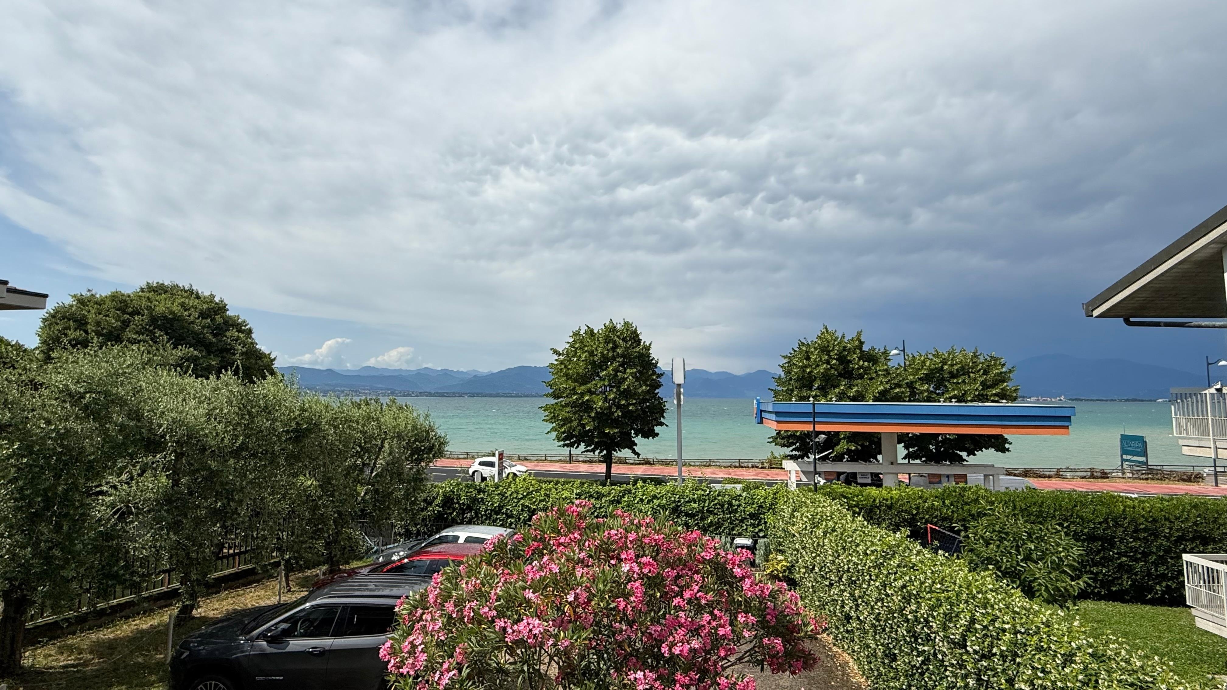 View of Lake Garda from the balcony! 🤩