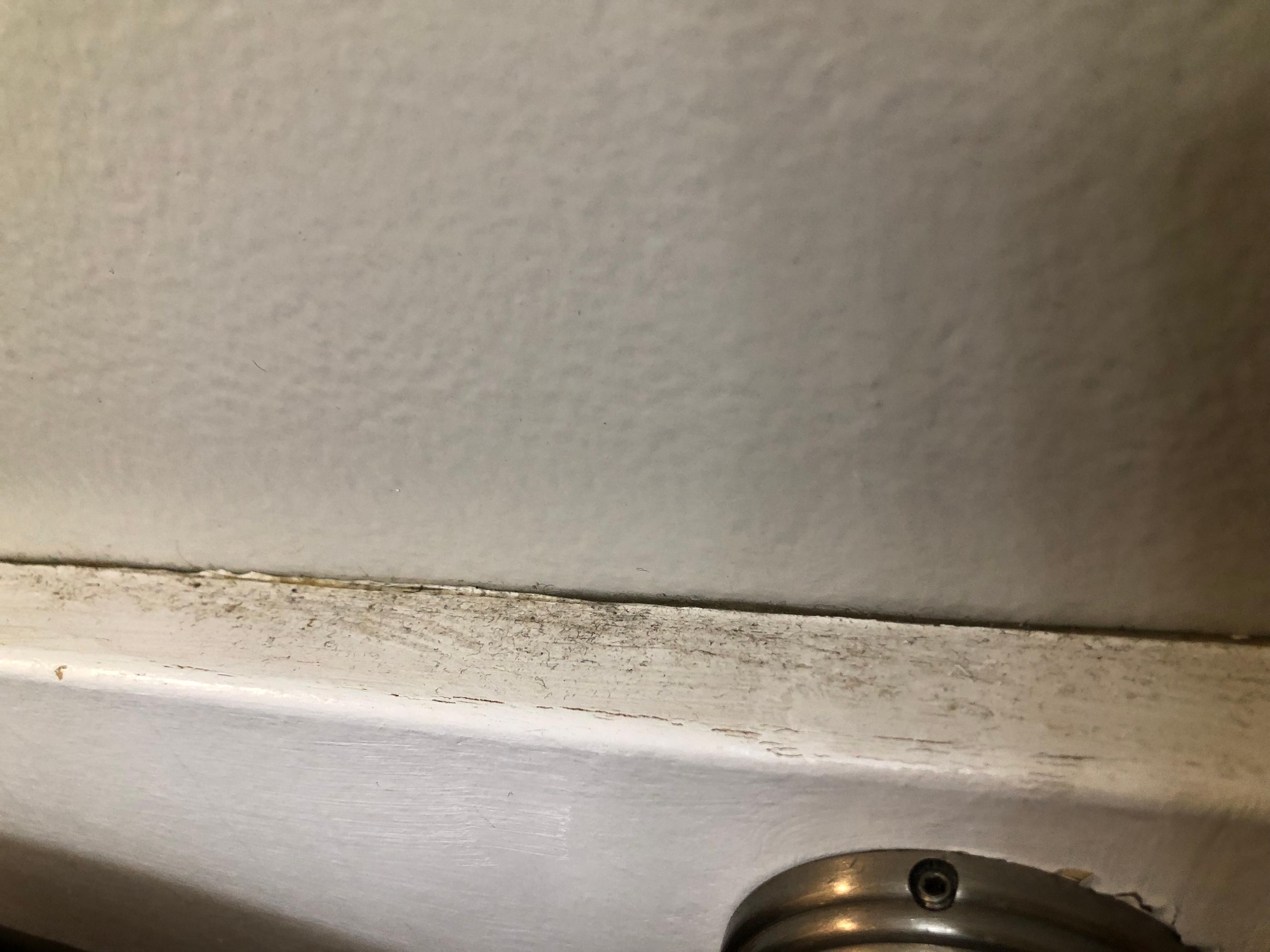 Bathroom right above where your towels hang.