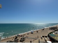 Beach view from balcony
