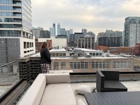 Too cold for the rooftop but would be awesome in warmer weather!