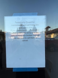 No notice. Found this on check in day.
