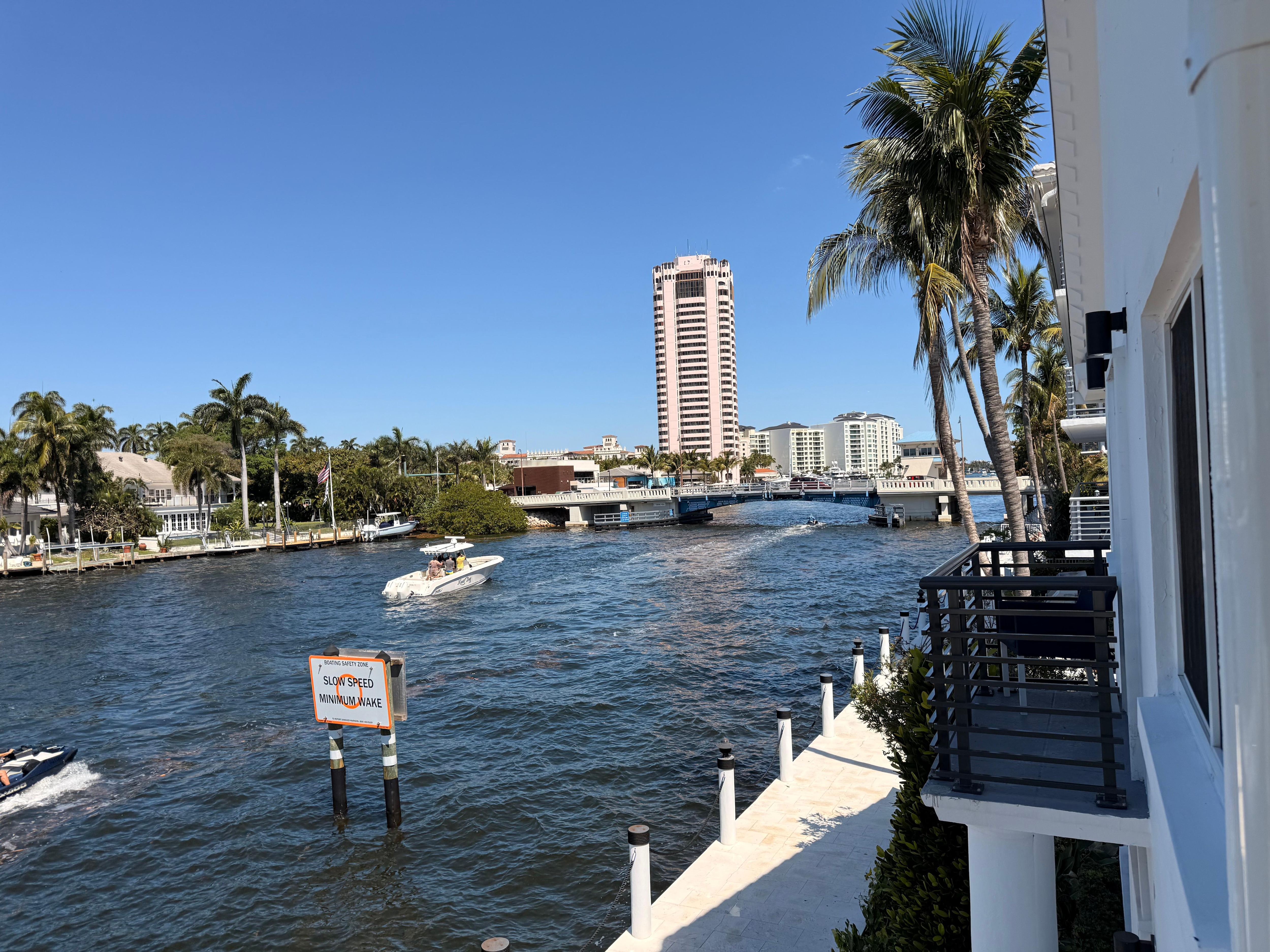 View of the Boca tower from balcony