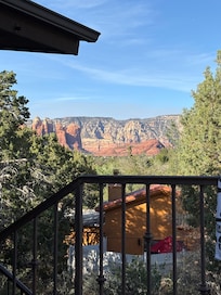 View was pretty from one spot on the deck