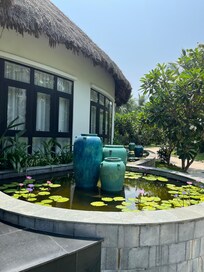 Outside the spa