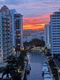 Unedited picture taken on my phone from my balcony on the 14th floor