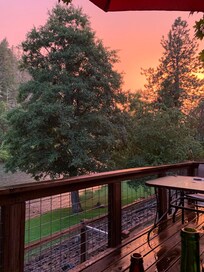 Sunset from the upper deck