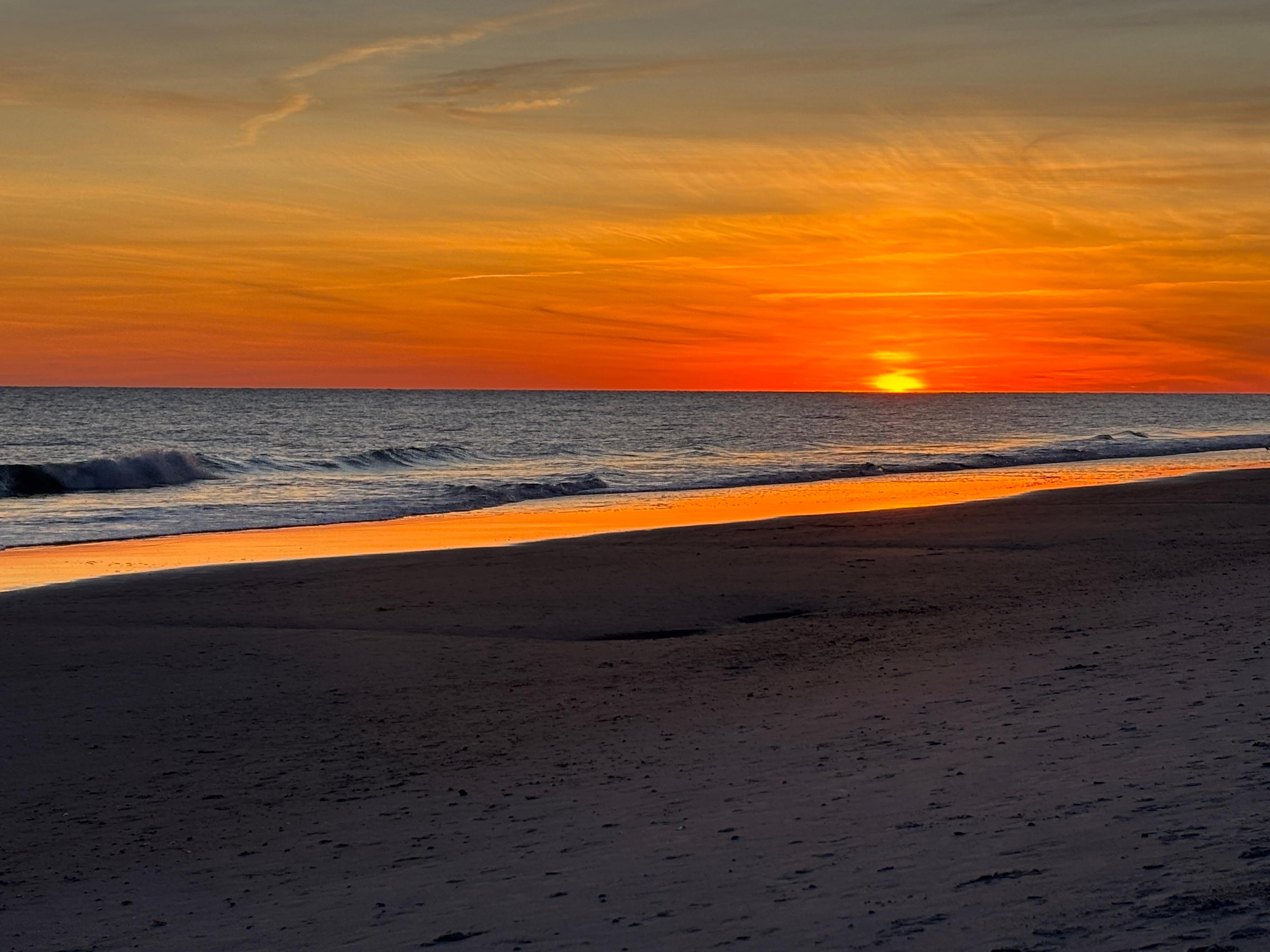 Sunset. You get both at Oak Island!