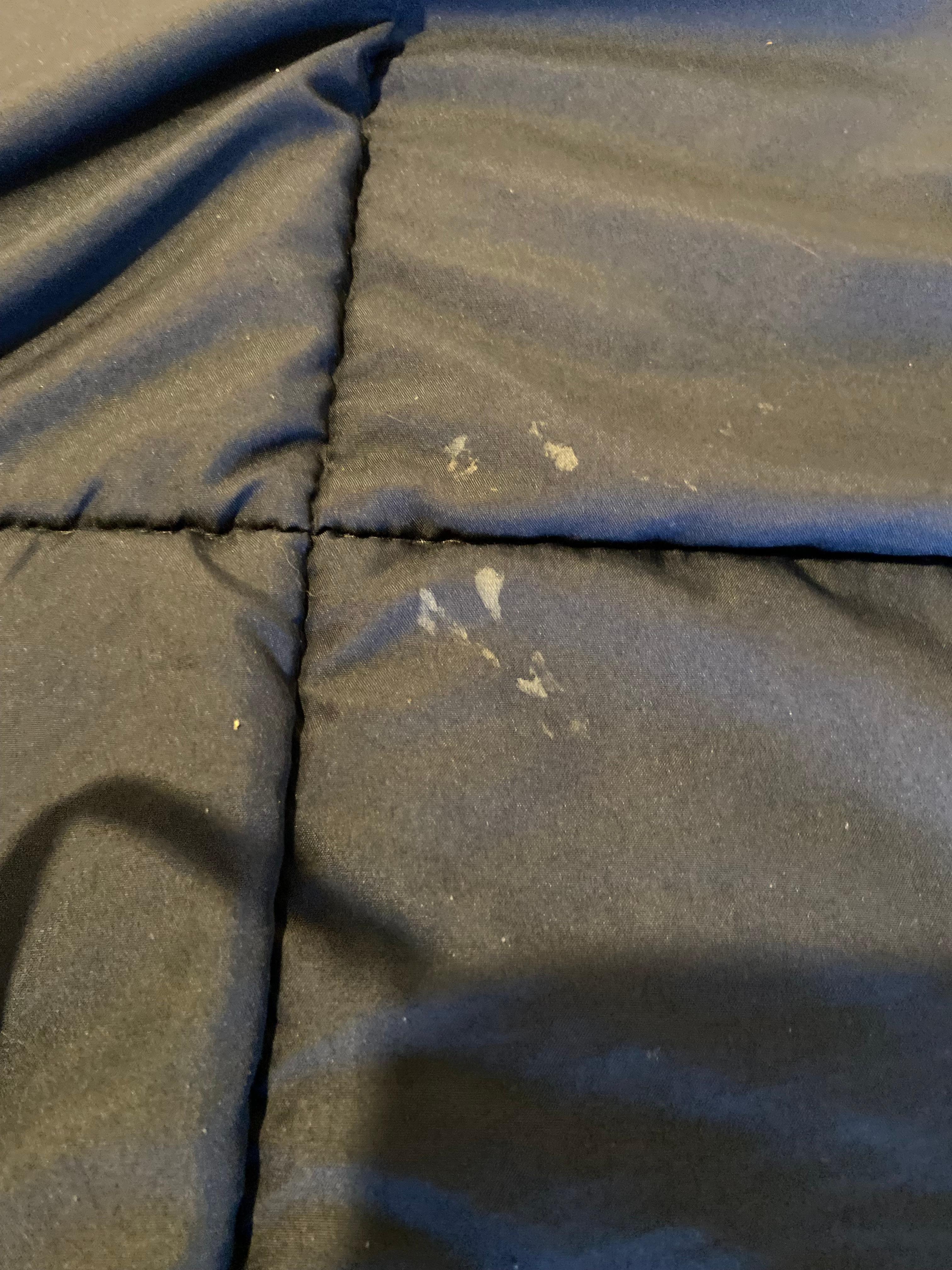 Dirty comforter