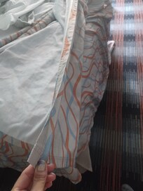 Thin coverlet given as an extra "blanket"