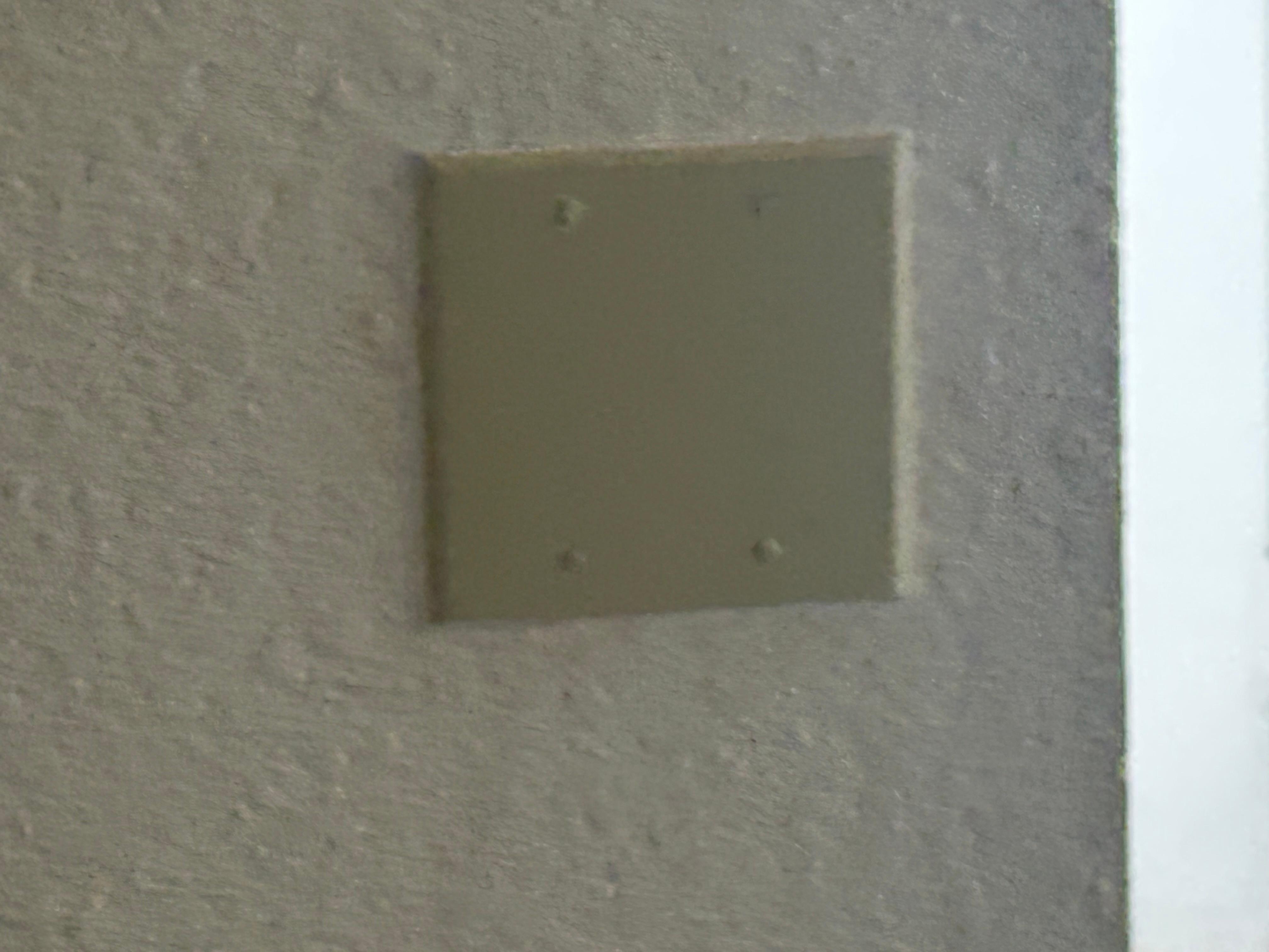 Light switch covered up