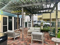 Hot tub area