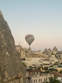 Globos desde la azotea del hotel