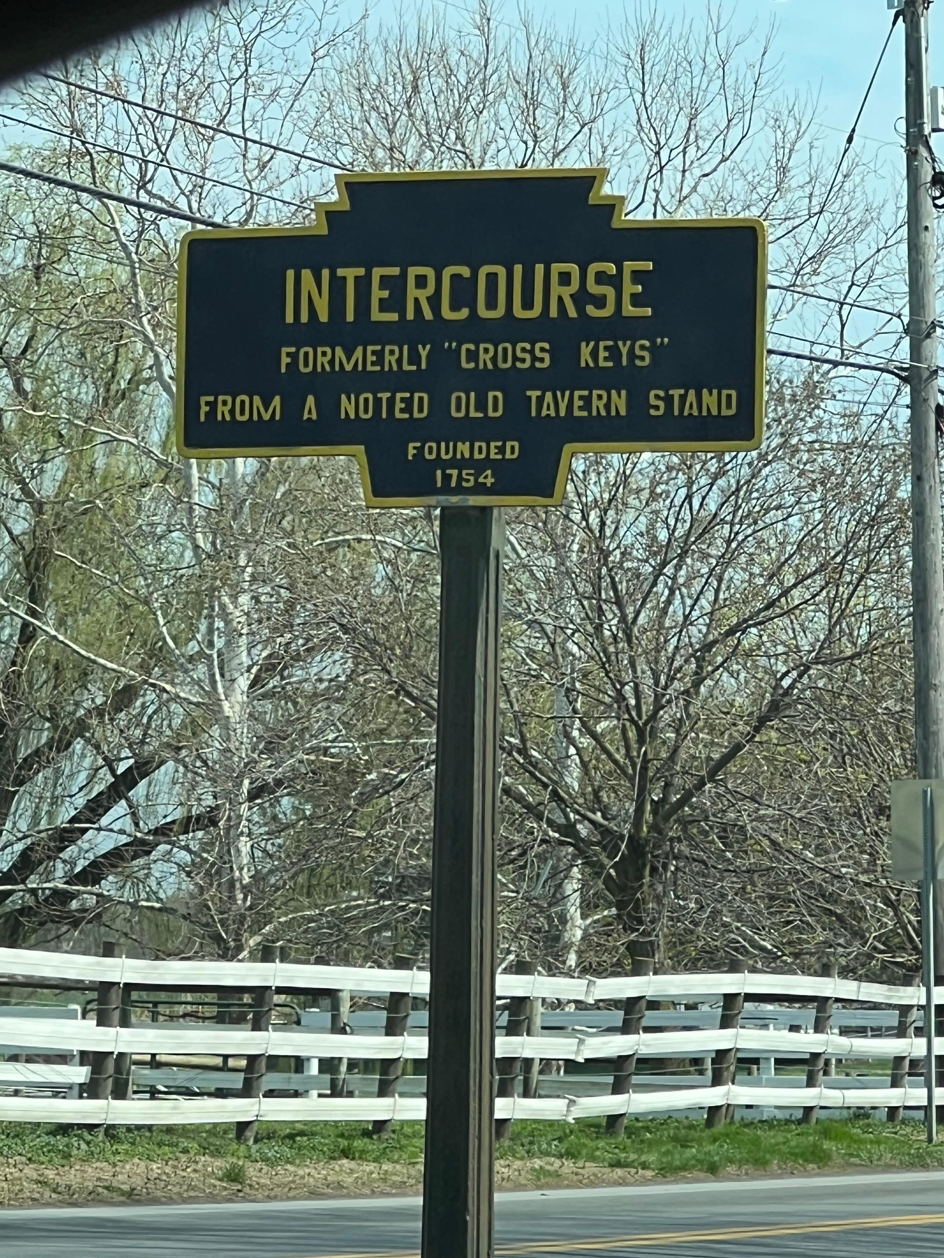 Town sign