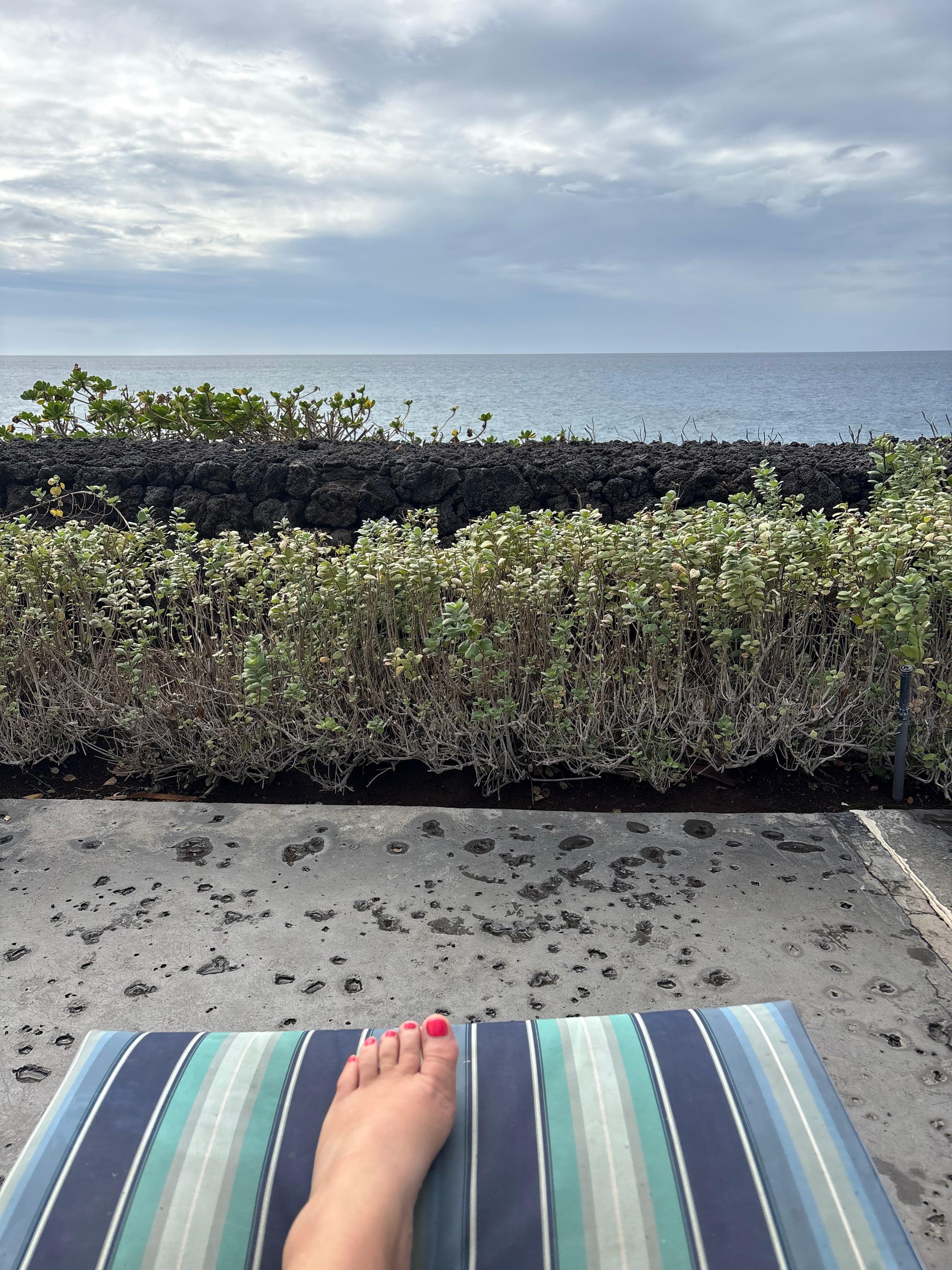 View from the pool deck 