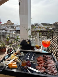 Rooftop terrace views