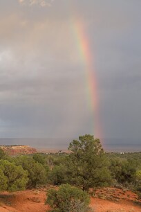 View from deck after rain x