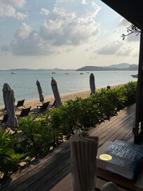 View from breakfast table