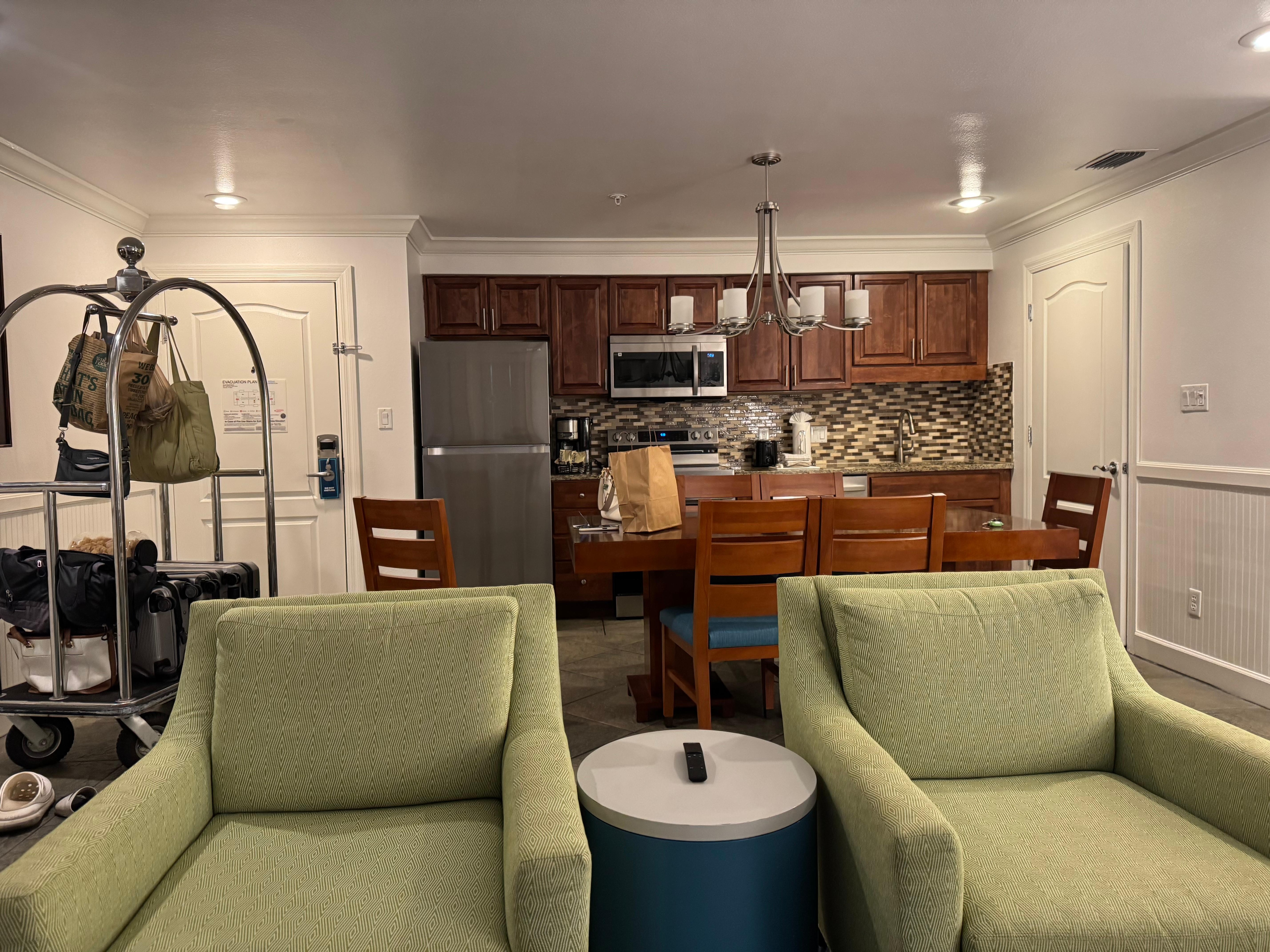 The kitchen was spacious and great to cook in as well as the dining table had plenty of room. 