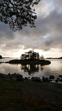 Abendstimmung auf Jorpelandsholmen