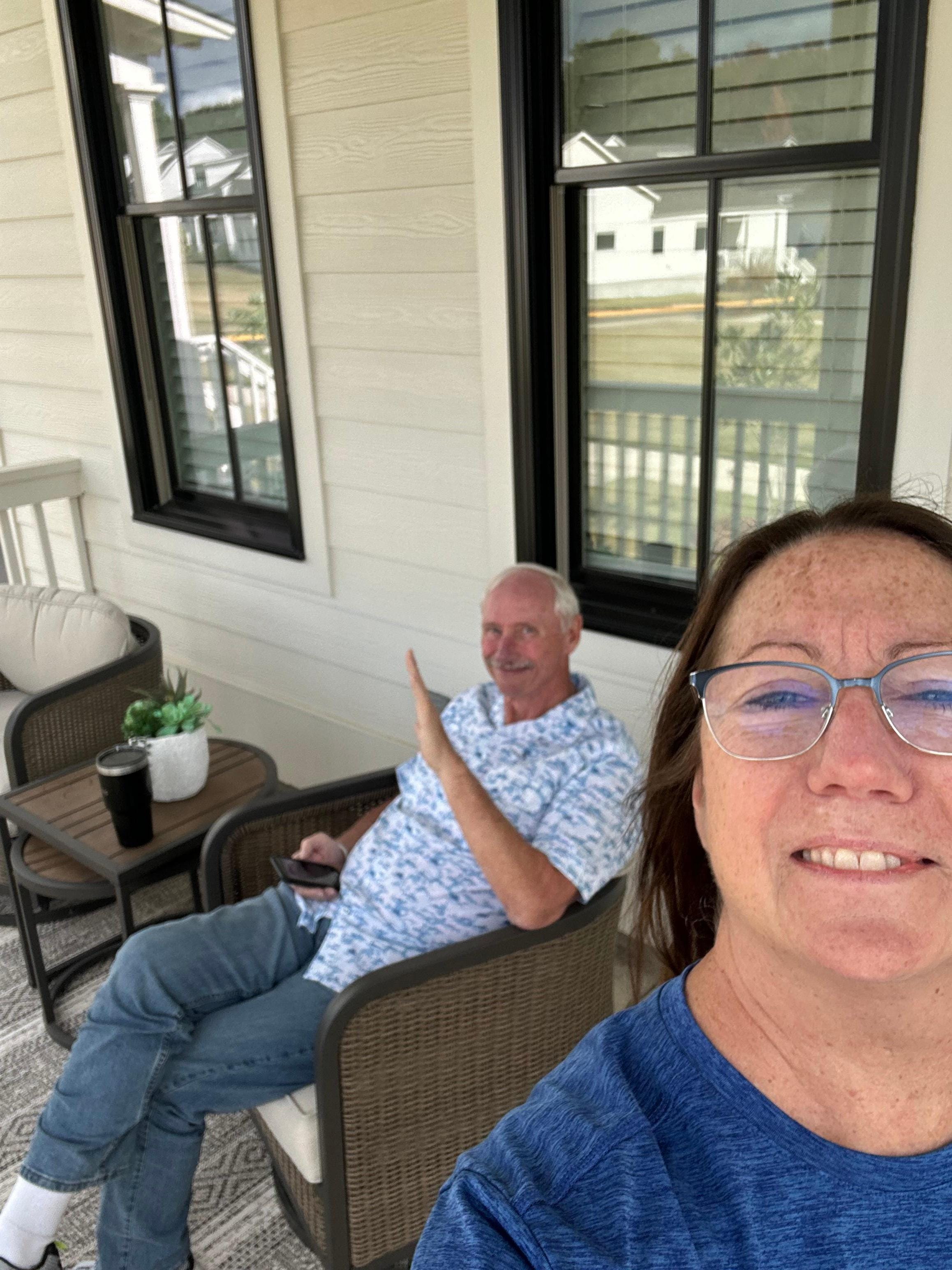 Beautiful front porch to lounge on