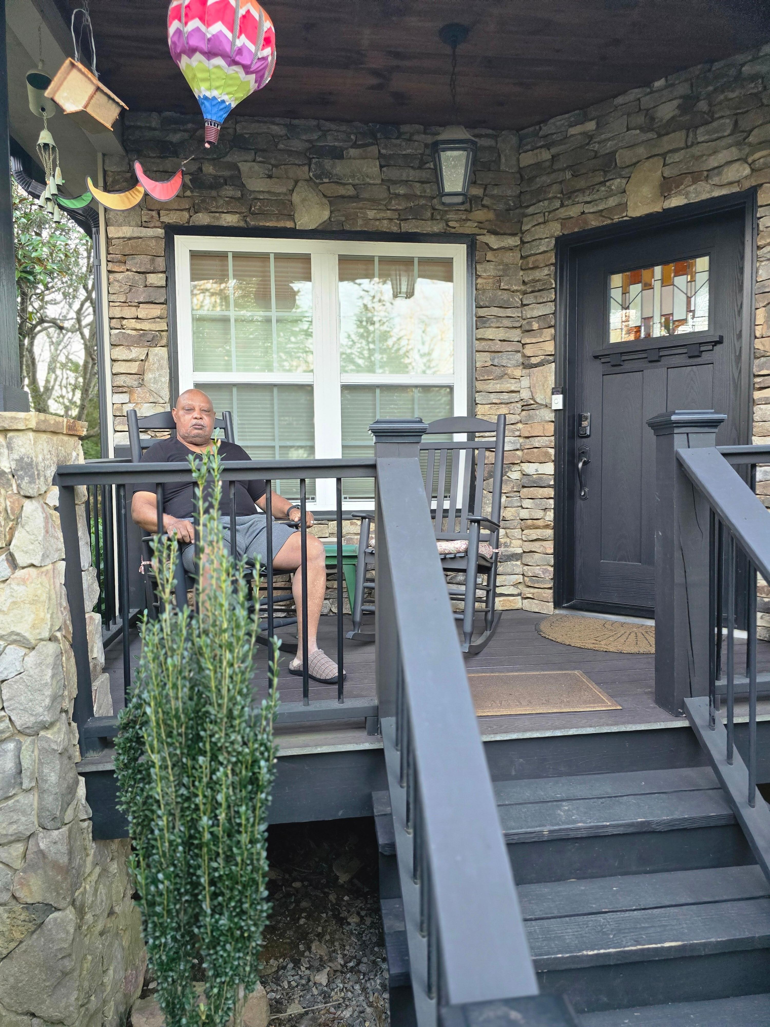 Enjoying the front rockers