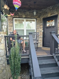 Enjoying the front rockers