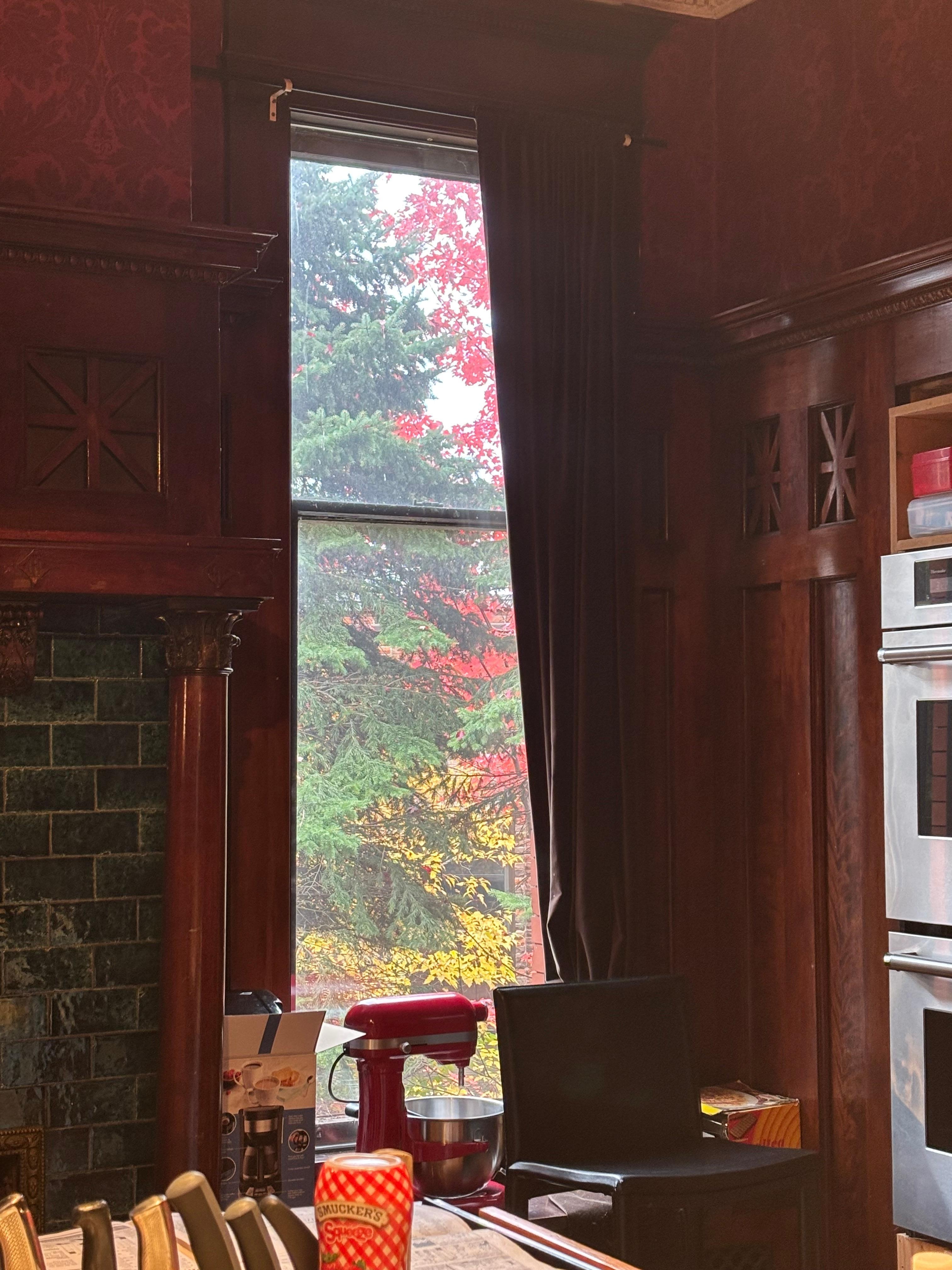 Fall colors Kitchen window