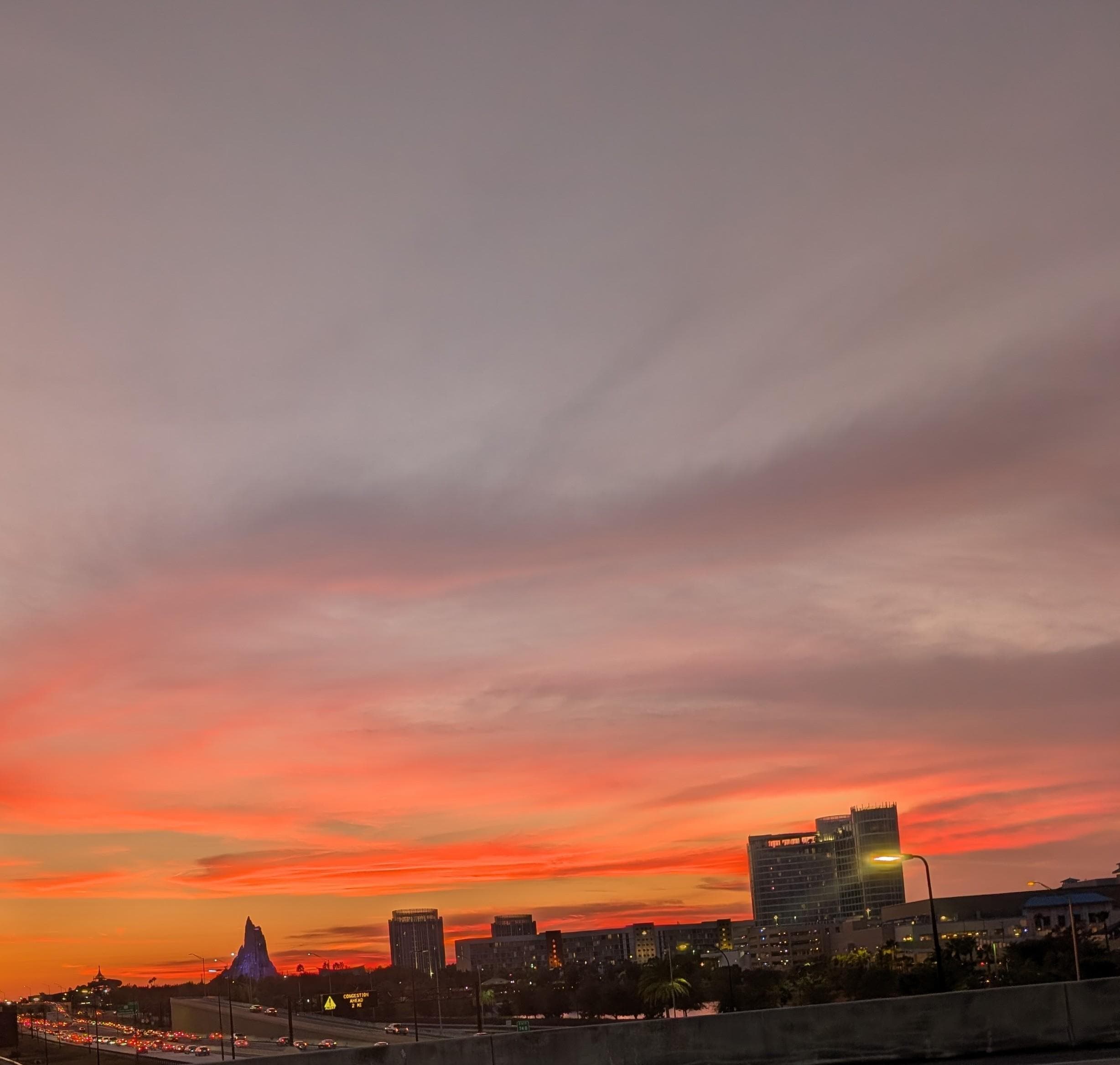 Beautiful sunset views 