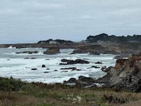 Coastal view from botanical gardens