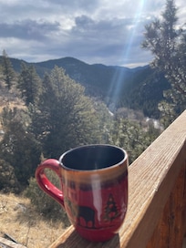 Coffee at the deck