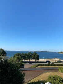 Utsikten fra rommet.