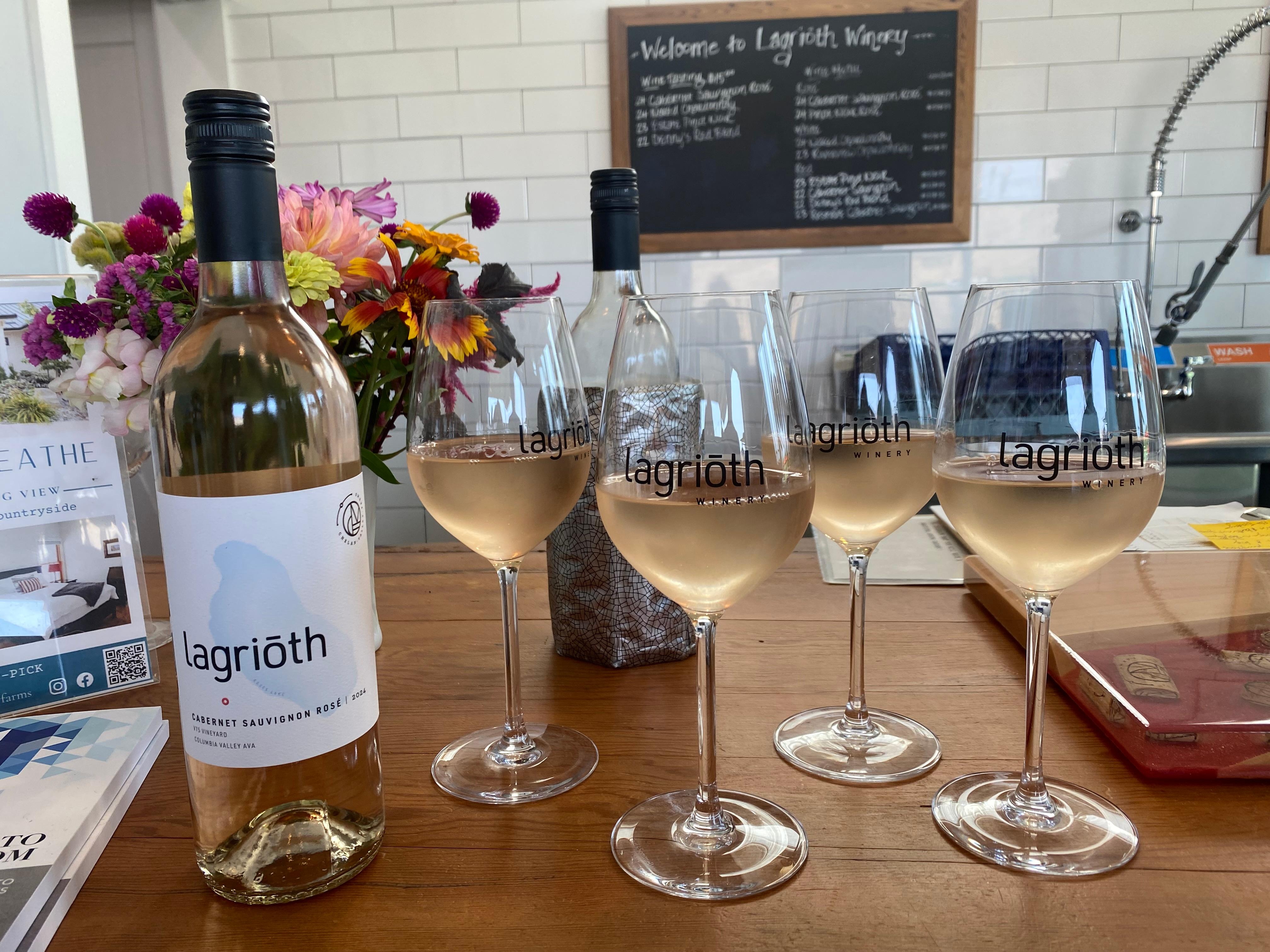 Chelan Valley Farms and Lagrioth Winery.  We go there anytime we are in Chelan.