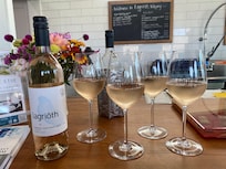 Chelan Valley Farms and Lagrioth Winery. We go there anytime we are in Chelan.