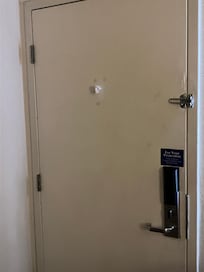 Past guest must have been paranoid