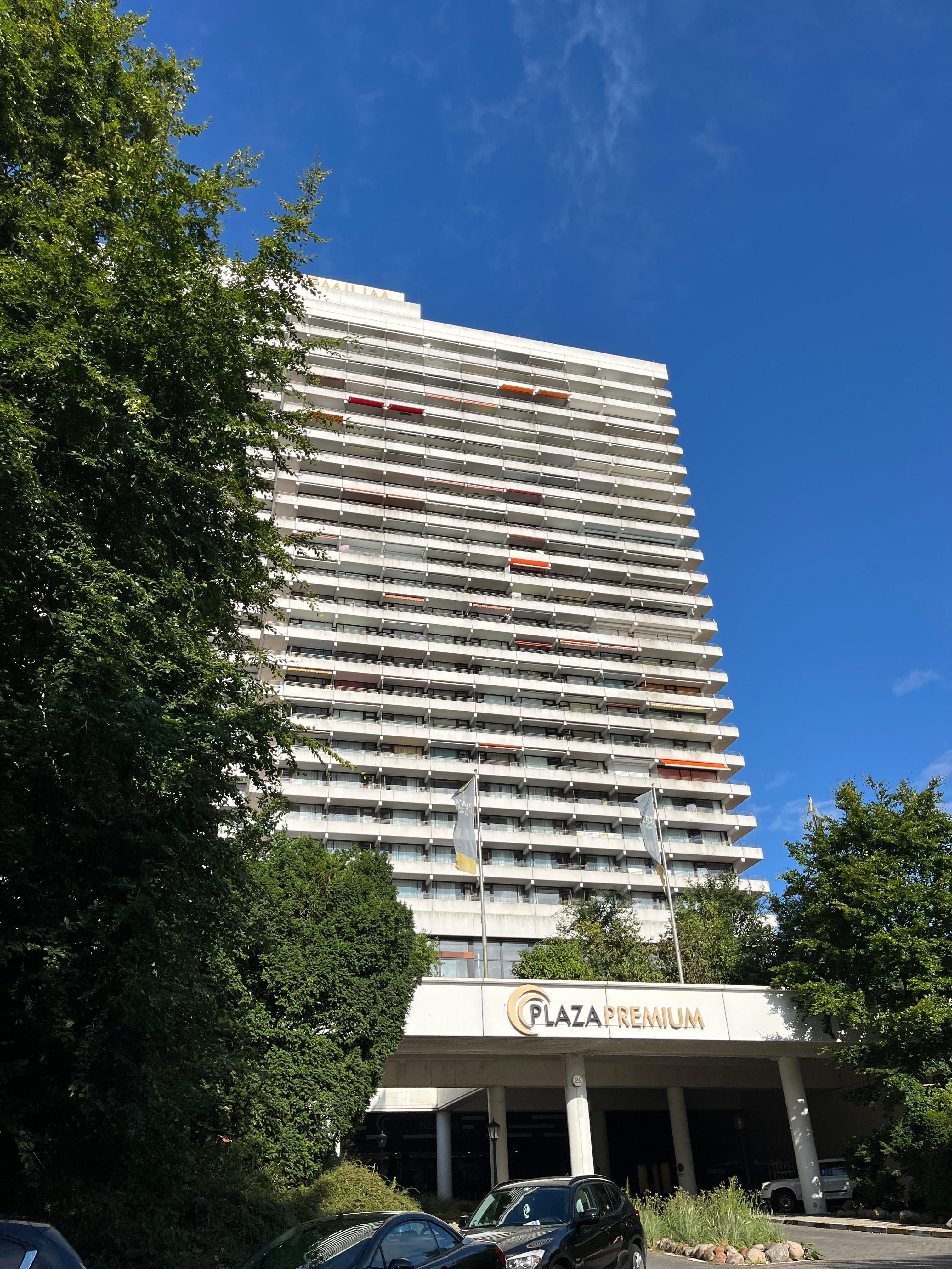 Hotellet från entrésidan