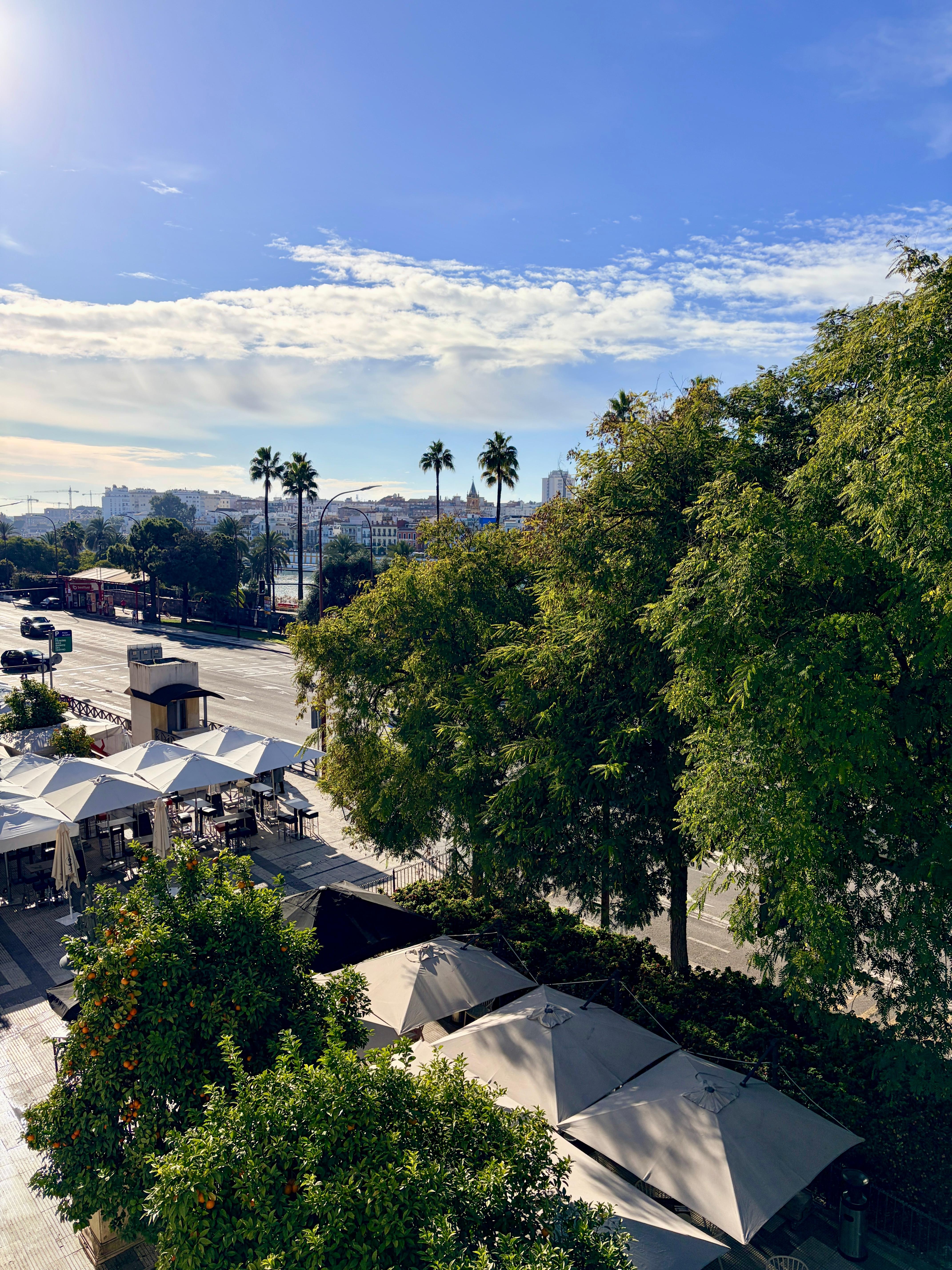 Vue depuis la chambre de l’hôtel Kivir