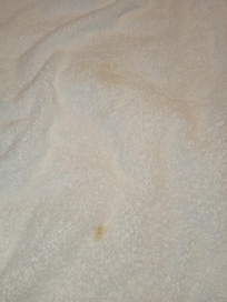 Soiled towel