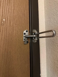 Lock is broken to pieces and re attached