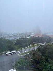 Did rain a bit.