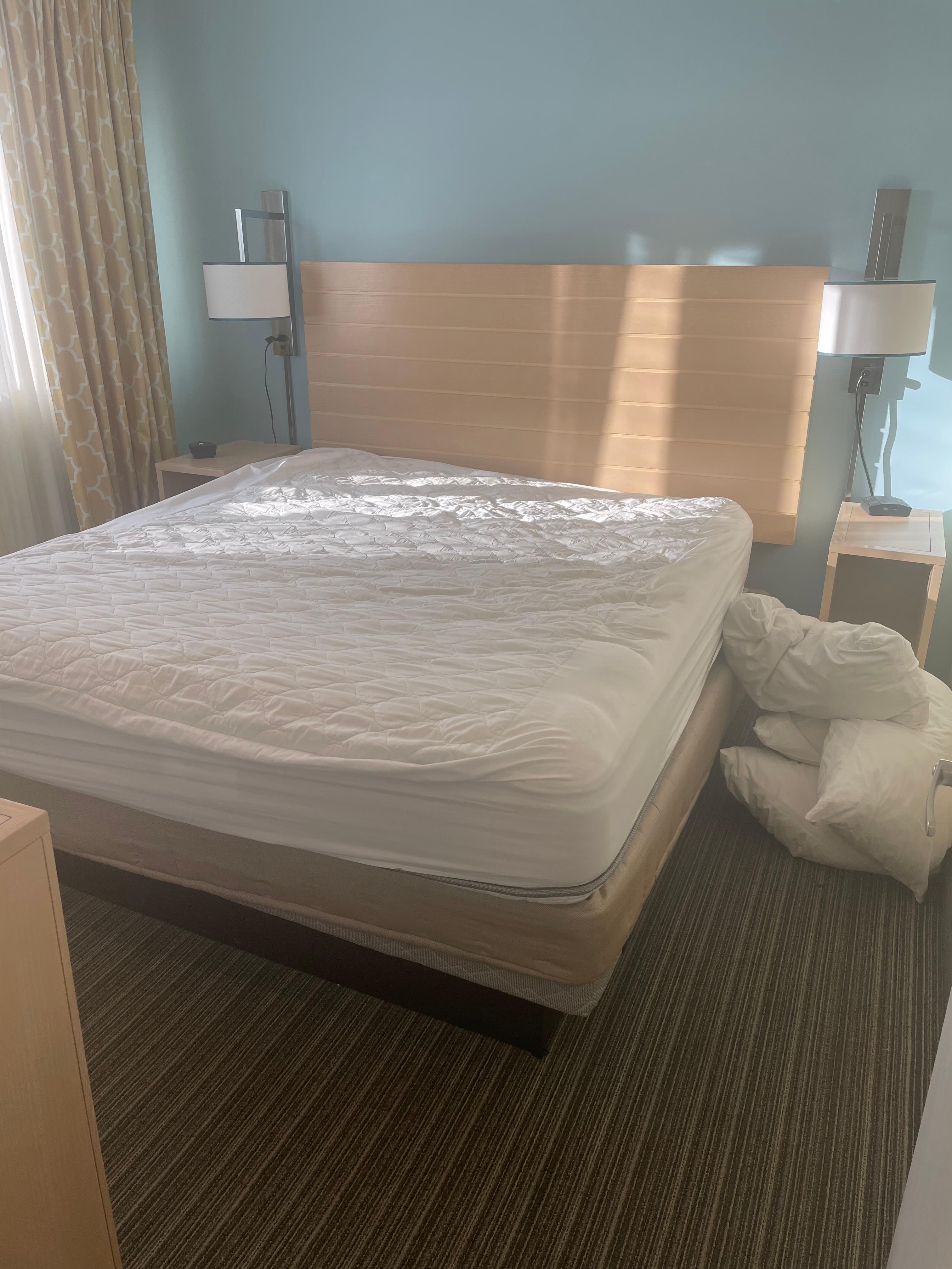 How we arrived to find the room at check in 