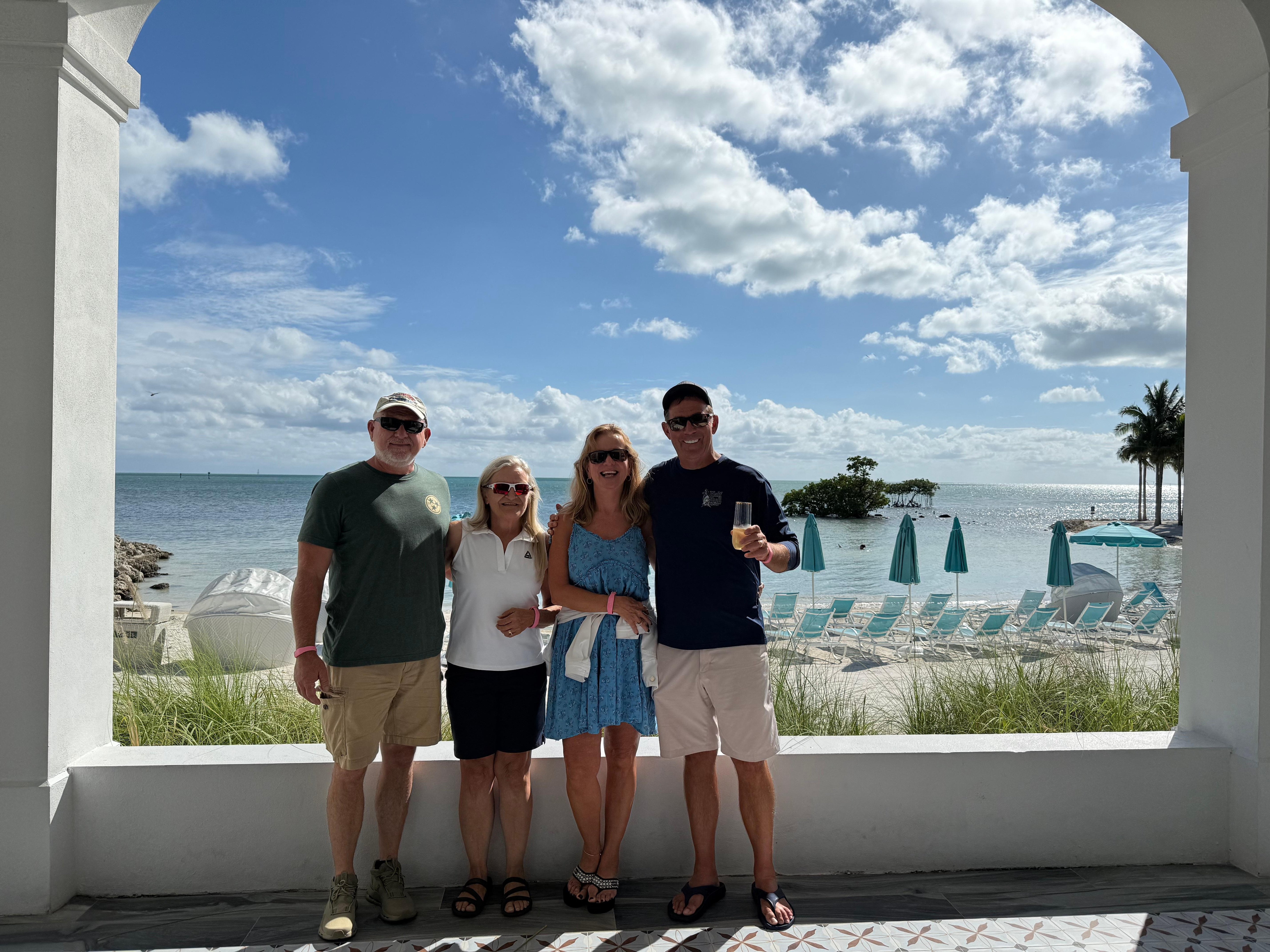 At check-in we were greeted with champagne and a lovely welcome!