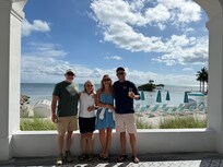 At check-in we were greeted with champagne and a lovely welcome!
