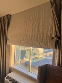 clamps holding curtains