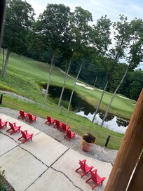River Bistro at resort-overlooks golf course