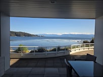 Patio and view