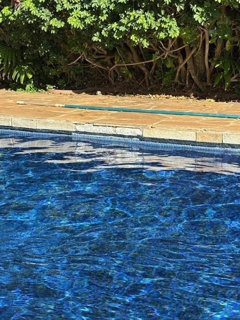 Missing/broken waterline tiles in pool