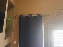Broken window covering
